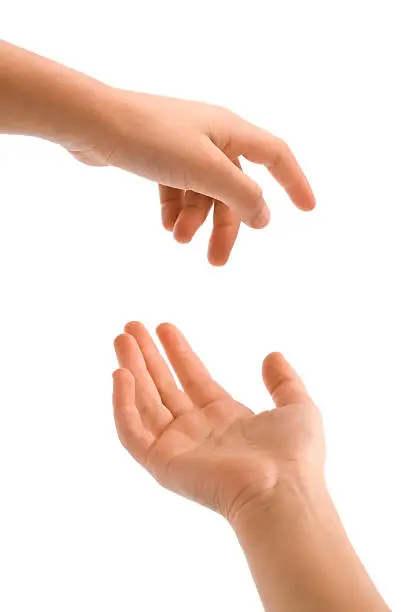 Photo of young hand actions