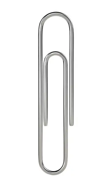 Vector illustration of Paper clip