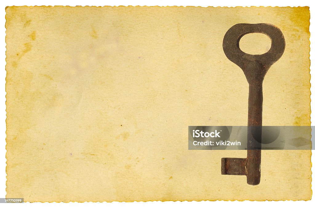 Old chave - Foto de stock de Antigo royalty-free