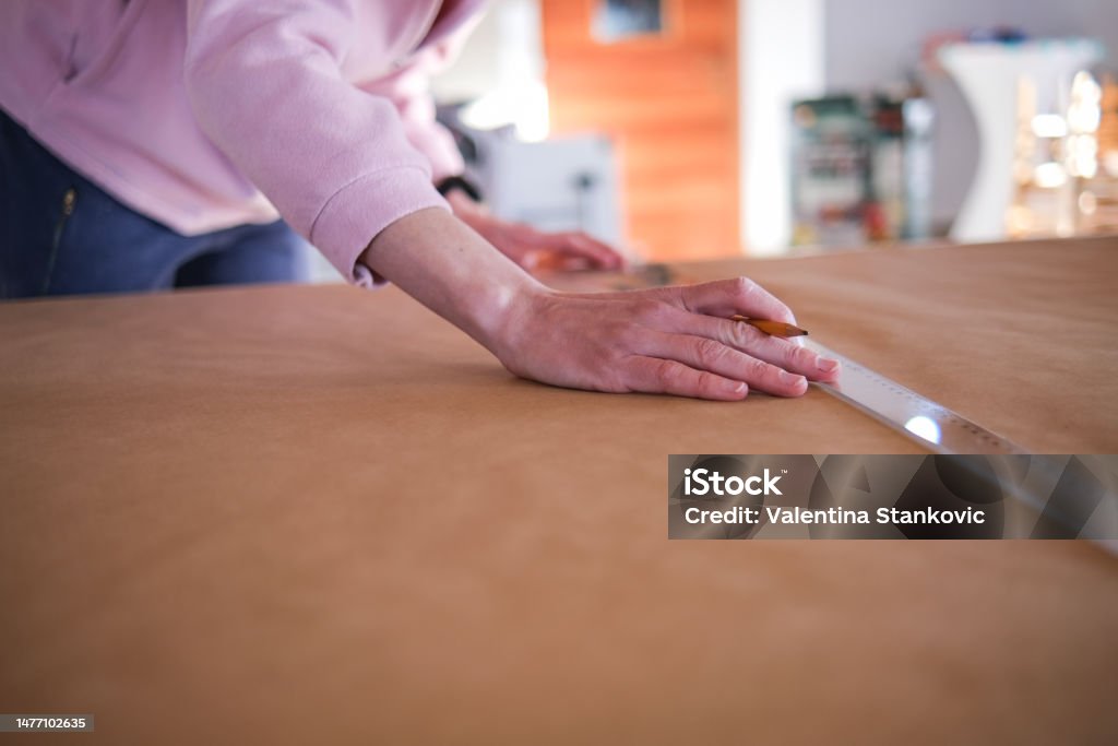 Accuracy Using A Ruler Using A Ruler For Accuracy Stock Photo - Download Image Now - Abstract ...