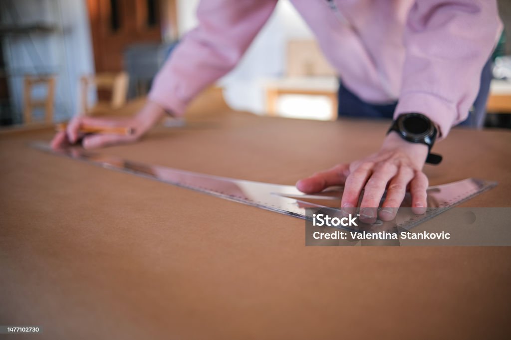 Accuracy Using A Ruler Using A Ruler For Accuracy Stock Photo - Download Image Now - Abstract ...