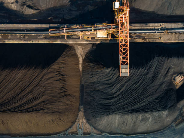 istock Machinery at the coal port is transporting coal 1477106837