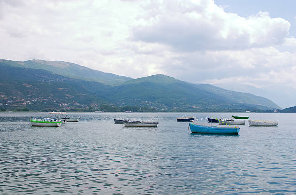 istock Anchored boats 147711967
