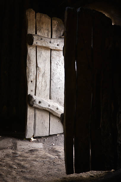 istock Old wooden doors 147712332
