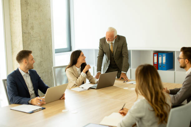 istock Businesspeople working in team in the office 1477127586