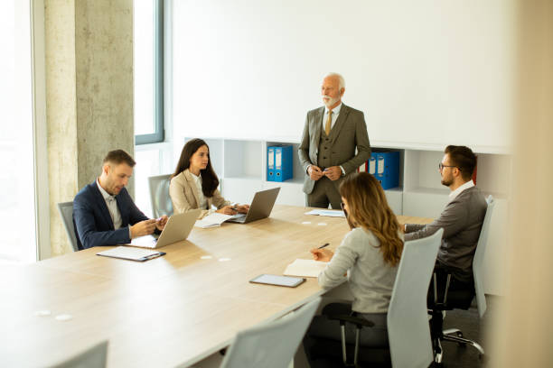 istock Businesspeople working in team in the office 1477127593