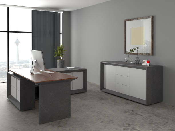 istock Office Room decoration , Office interior , office furniture 1477131024