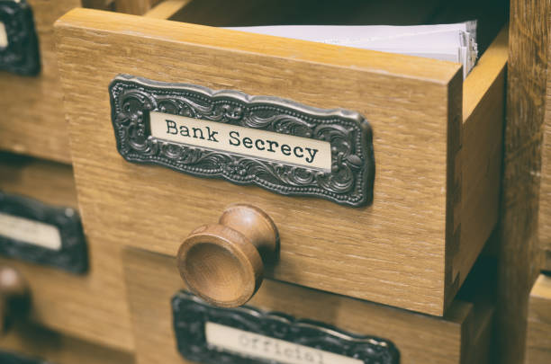 istock Old wooden archive files catalog drawer, files 1477131219