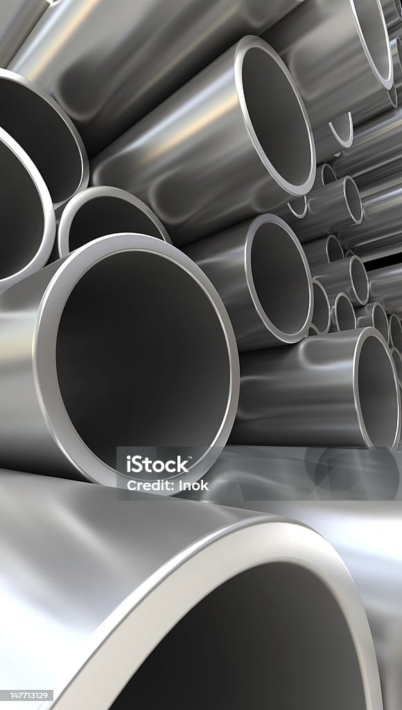 Metall-pipes - Lizenzfrei Abstrakt Stock-Foto