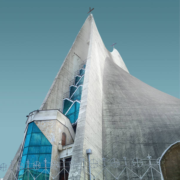 istock socialist modernism church, architecture 1477146204