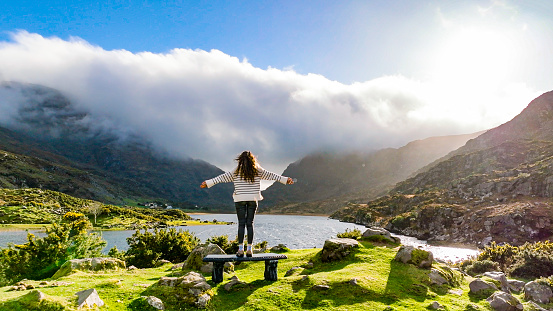 The Gap of Dunloe (from Irish: Dún Lóich, meaning 'Lóich's stronghold'), also recorded as Bearna an Choimín (meaning \