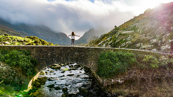 The Gap of Dunloe (from Irish: Dún Lóich, meaning 'Lóich's stronghold'), also recorded as Bearna an Choimín (meaning 