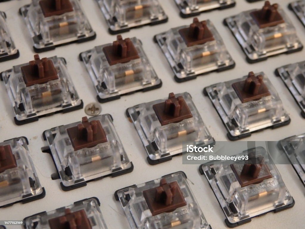 Switch Bronw Keyboad Brown Switch 05 Stock Photo - Download Image Now - Color Image ...