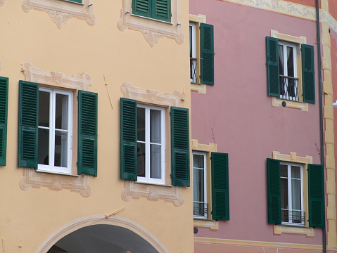 typical Ligurian houses in Finale Ligure
