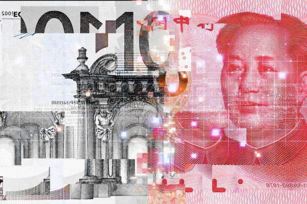 euro / waluta yuan - kuai zdjęcia i obrazy z banku zdjęć