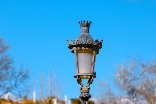 istock Street light retro lamp 1477171350