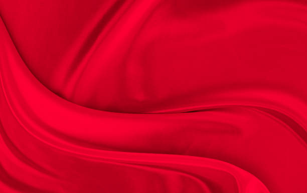 istock Black red satin dark fabric texture luxurious shiny that is abstract silk cloth background with patterns soft waves blur beautiful. 1477179465