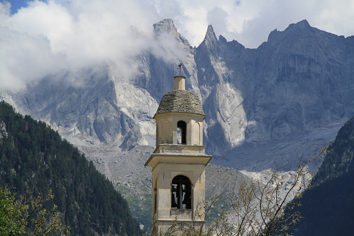 Soglio is a village of the municipality of Bregaglia, in the Swiss canton of the Grisons close to the border with Italy. The town is at the foot of the Val Bregaglia. The village is reached via the Maloja Pass to the Engadine valley.
