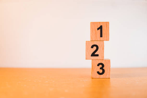 istock Wooden block number 1477193420