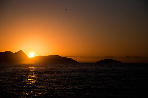 Amanecer en Rio de Janeiro - foto de stock