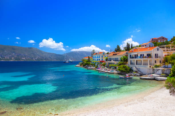 istock Fiskardo village, Kefalonia island, Greece 1477195715