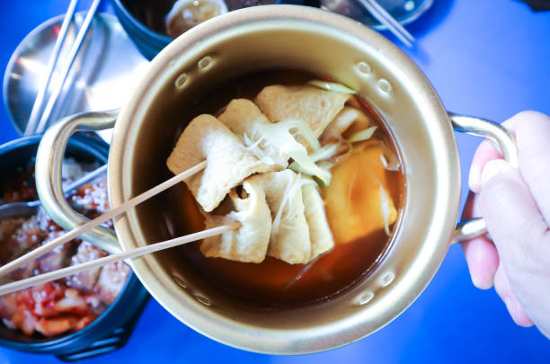 istock eomuk, fish barbeque or fish sausage or Korean sausage 1477197103