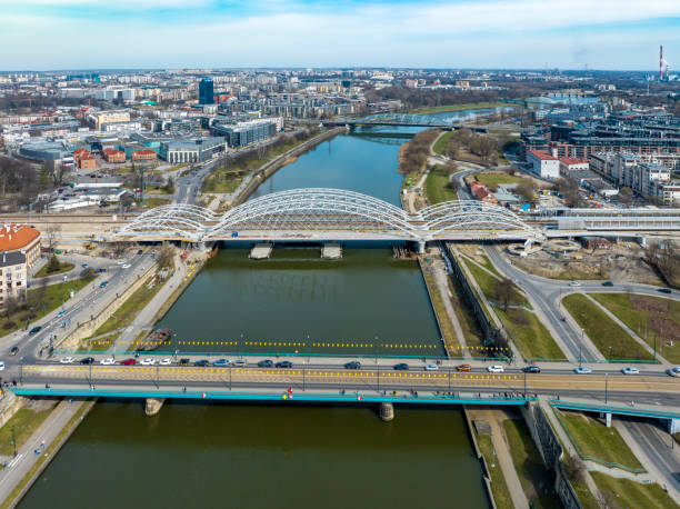 istock Krakow, Poland. Bridges on Vistula River 1477203997