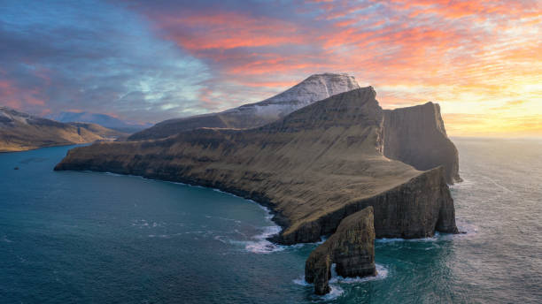 istock Drangarnir At Sunset, Vagar, Faroe Islands 1477204203