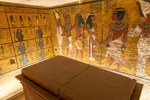 Valley of the Kings, Tomb of pharaoh Tutankhamun, Luxor, Egypt