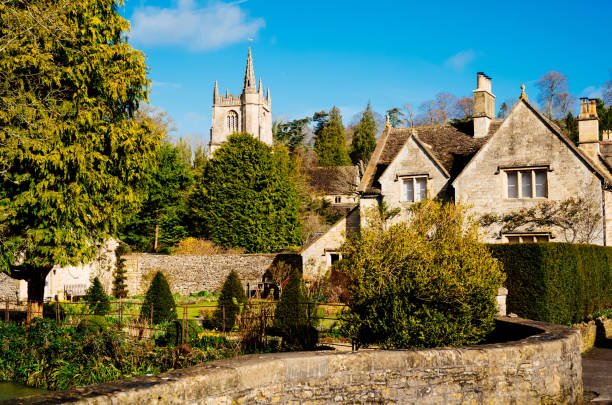 istock Castle Combe village, Cotswolds, England 1477213288