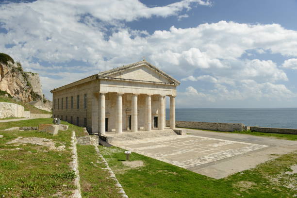 St George's chapel on the grounds of the Corfu castle.