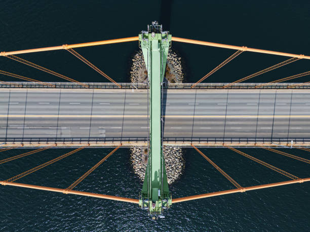 istock Aerial View of Bridge 1477217028