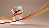 Taped sculpture