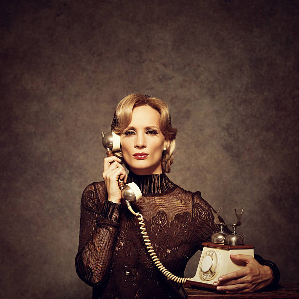 istock retro woman talking on the phone 147722259