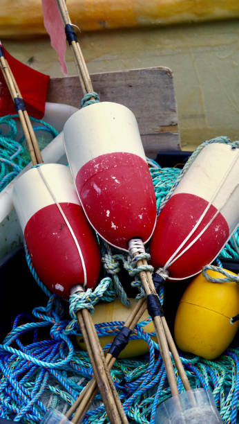 istock Nautical background with fishing gear 1477233830
