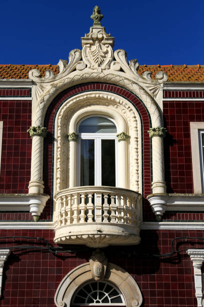 istock Typical tiled facade in Alcochete town in Portugal 1477236048
