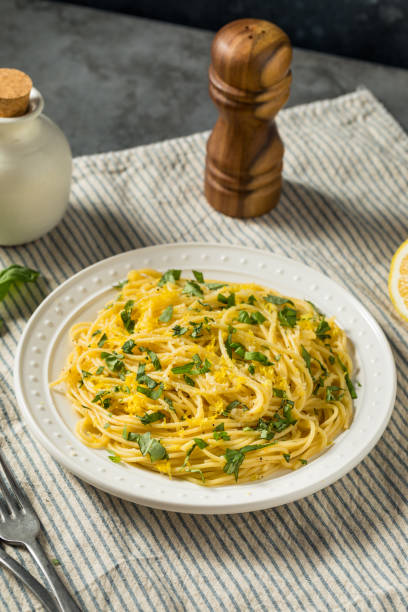 istock Healthy Homemade Italian Lemon Pasta 1477248055