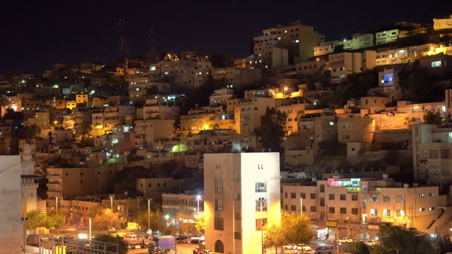 Aerial view of Amman City, The capital of Jordan