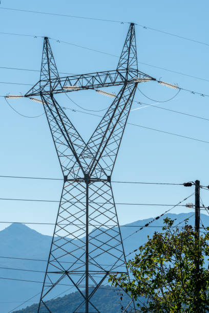 istock A pylon, electricity transmission tower. 1477250814