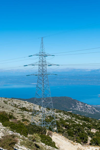 istock A electricity transmission tower, pylon. 1477252953