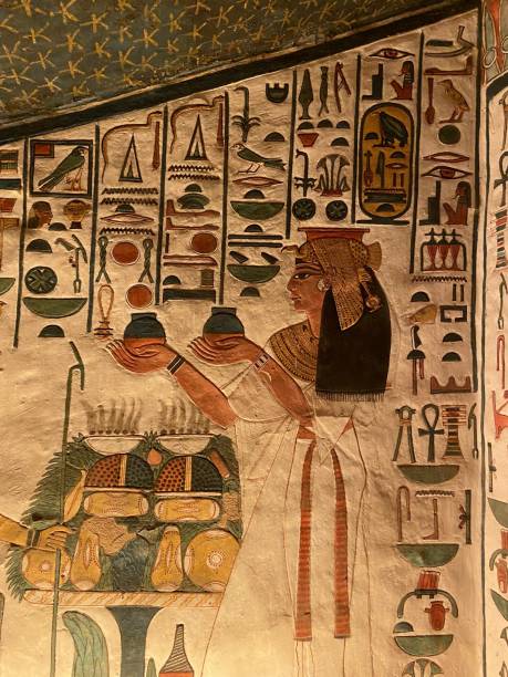 istock The colorful designs in Queen Nefertari tomb in Queens valley in Luxor 1477256708