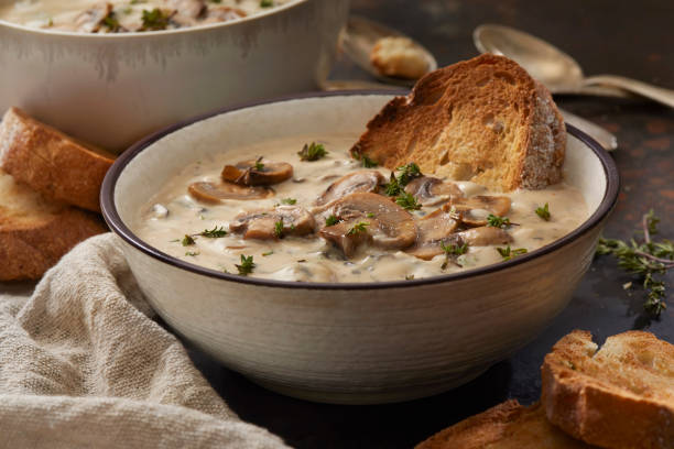istock Creamy Wild Mushroom Soup 1477260985