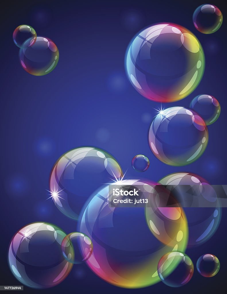 Burbujas de fondo - arte vectorial de Abstracto libre de derechos