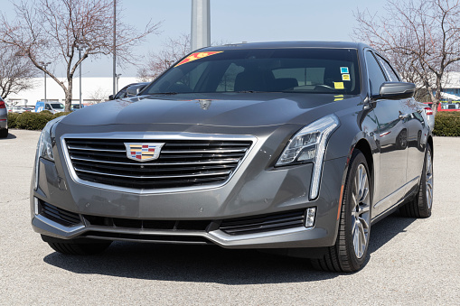 Fishers - Circa March 2023: Used Cadillac CT6 display. With supply issues, Cadillac is relying on pre-owned car sales to meet demand.