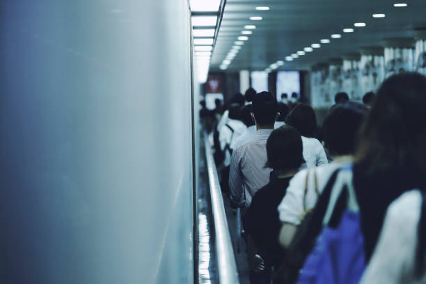 istock Back view of a commuting businessman 1477289986