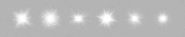 Vector illustration of Light effect of lens flares
