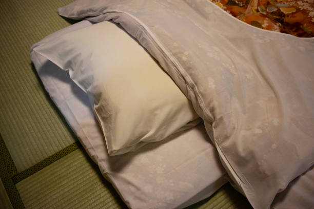 istock Futon spread in Japanese room 1477296844