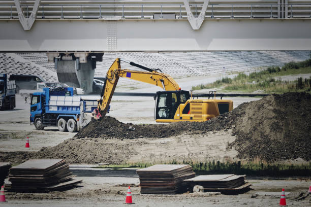 istock Landscape of construction site for land development 1477297135