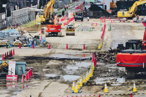 istock Landscape of construction site for land development 1477297149