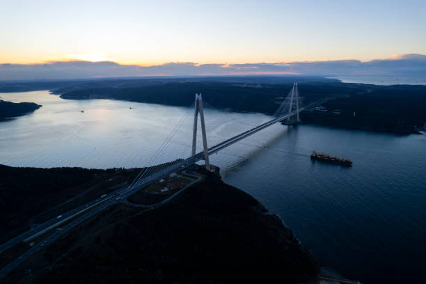 istock Aerial view of Yavuz Sultan Selim Bridge 1477308833